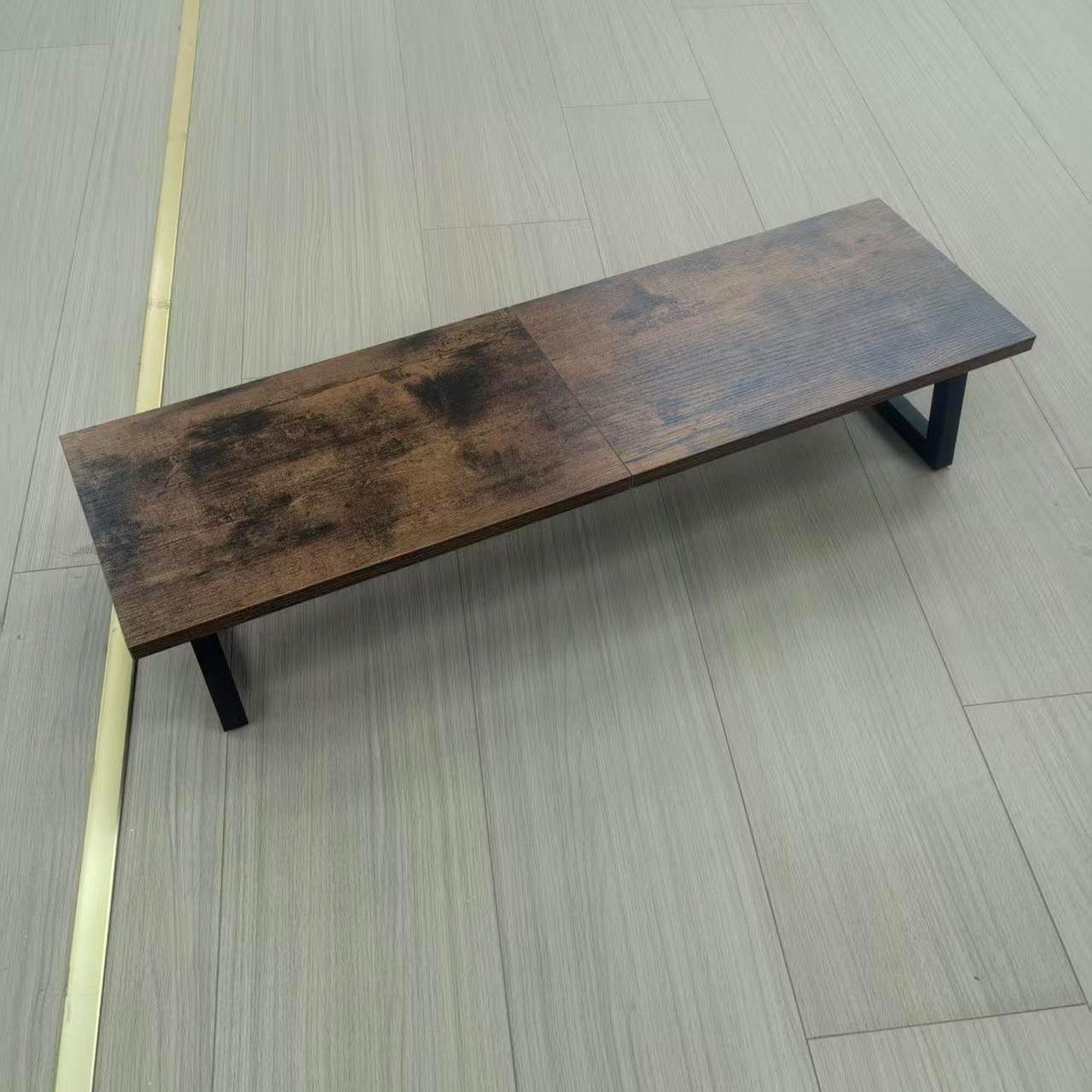 B2B 31.5 inch Monitor Stand Riser, Wood & Steel Computer Monitor Stand with Storage. DS102