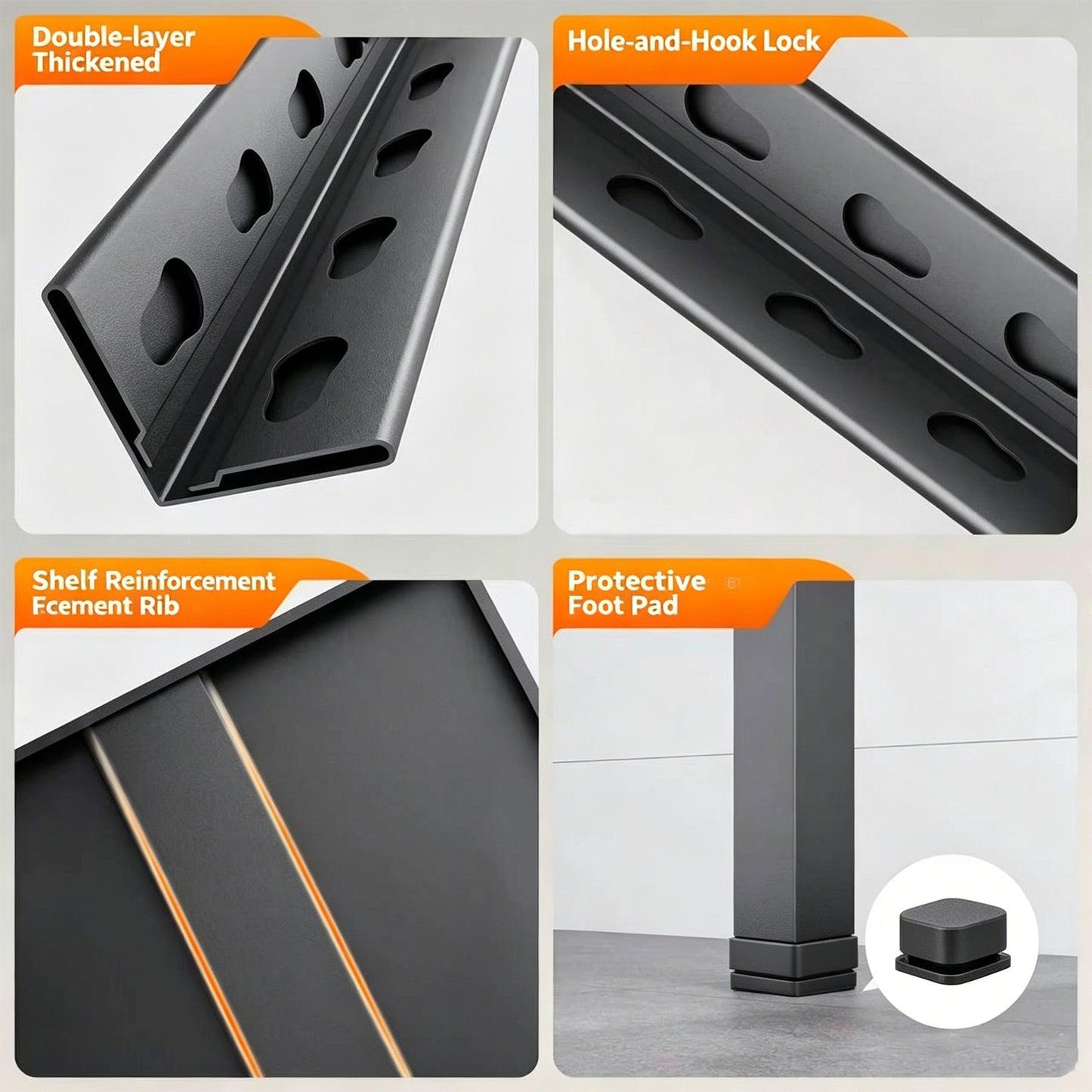 Metal shelving Home Storage Rack / Household Storage Shelf