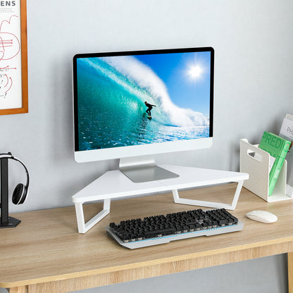 26 inch Triangle Monitor Stand Riser, Desktop Corner Shelf. DST600