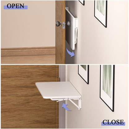 23.6"W x 11.8"D Folding Wall Table, Floating Desk for Small Spaces. RSW630