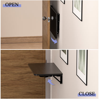 B2B 23.6"W x 11.8"D Wall Mounted Folding Table, Floating Desk. RSW630