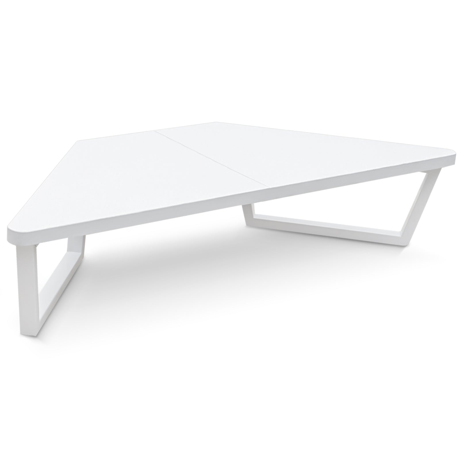 26 inch Triangle Monitor Stand Riser White
