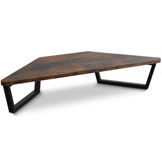 26 inch Triangle Monitor Stand Riser Brown