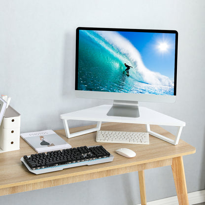 26 inch Triangle Monitor Stand Riser, Desktop Corner Shelf. DST600