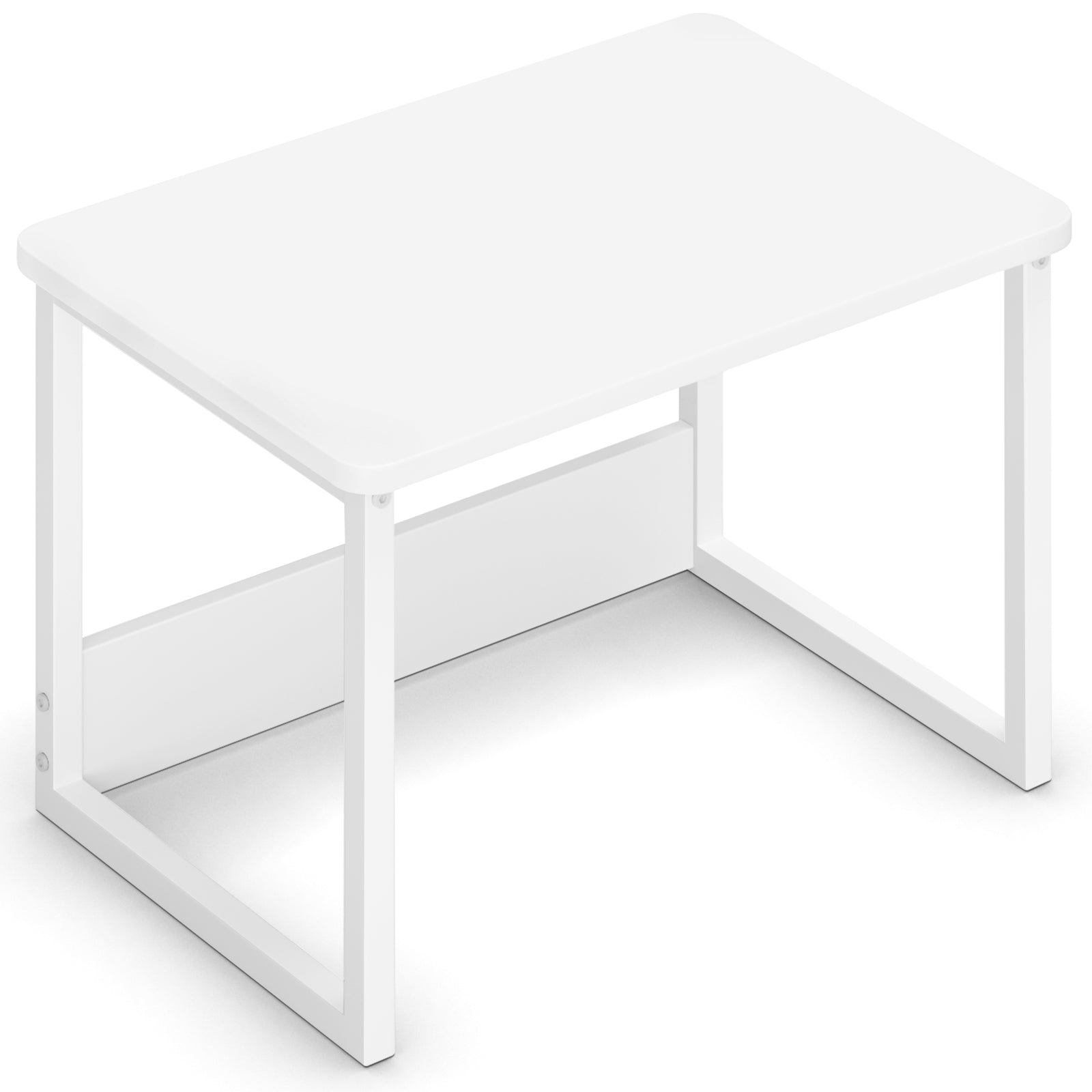 Printer Stand with Storage for Desk White