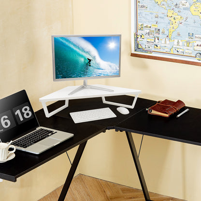 26 inch Triangle Monitor Stand Riser, Desktop Corner Shelf. DST600