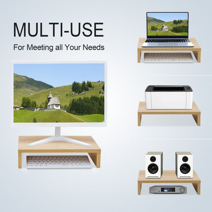 14.2 inch Wood Monitor Stand Riser. DS400