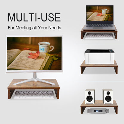14.2 inch Wood Monitor Stand Riser. DS400