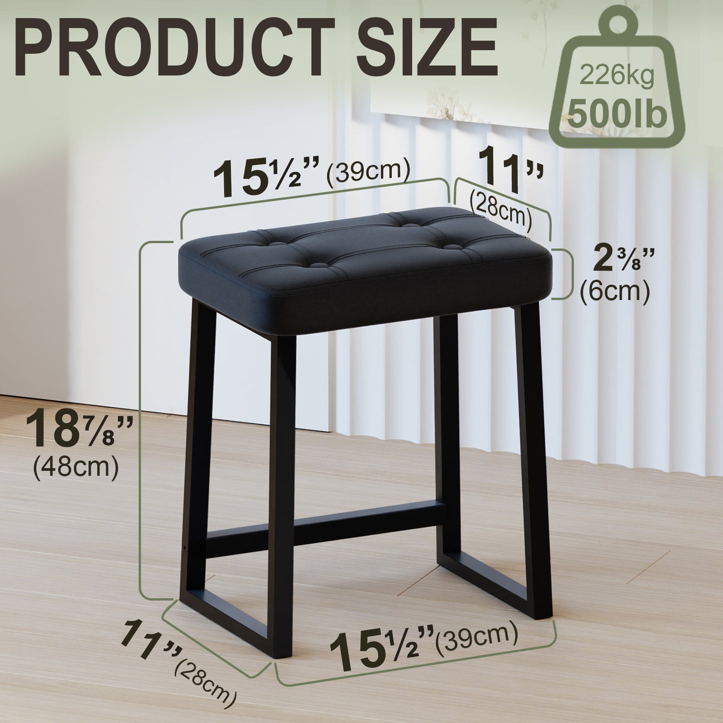 B2B Vanity bar Stool Chair, Makeup Stool Counter Height stools. SK520