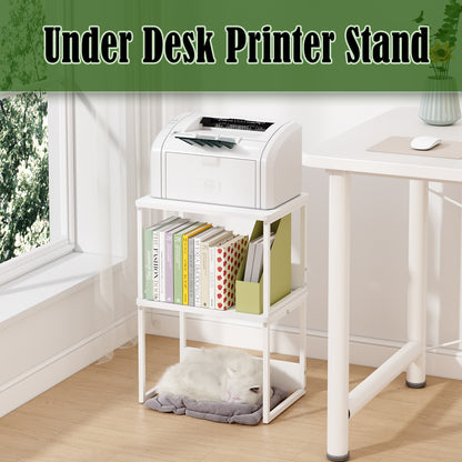 B2B 2 Pack Printer Stand for Desk, Shelf Organzier. KS001×2