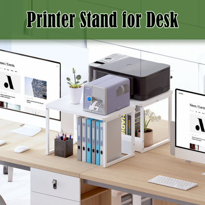 B2B 2 Pack Printer Stand for Desk, Shelf Organzier. KS001×2
