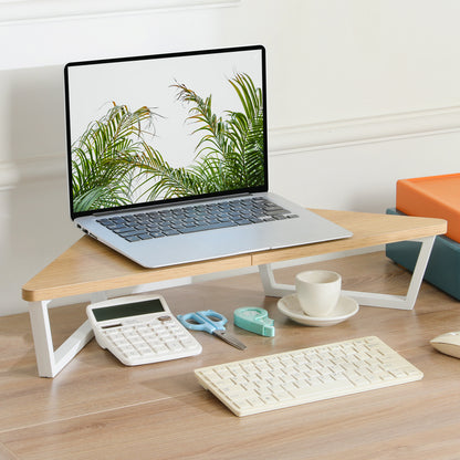 26 inch Triangle Monitor Stand Riser, Desktop Corner Shelf. DST600