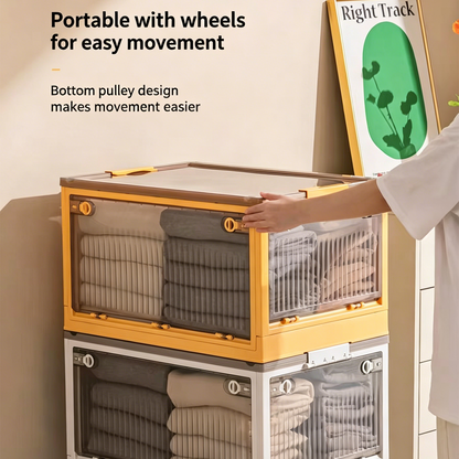 Plastic shipping and storage boxes Folding Organizer Box