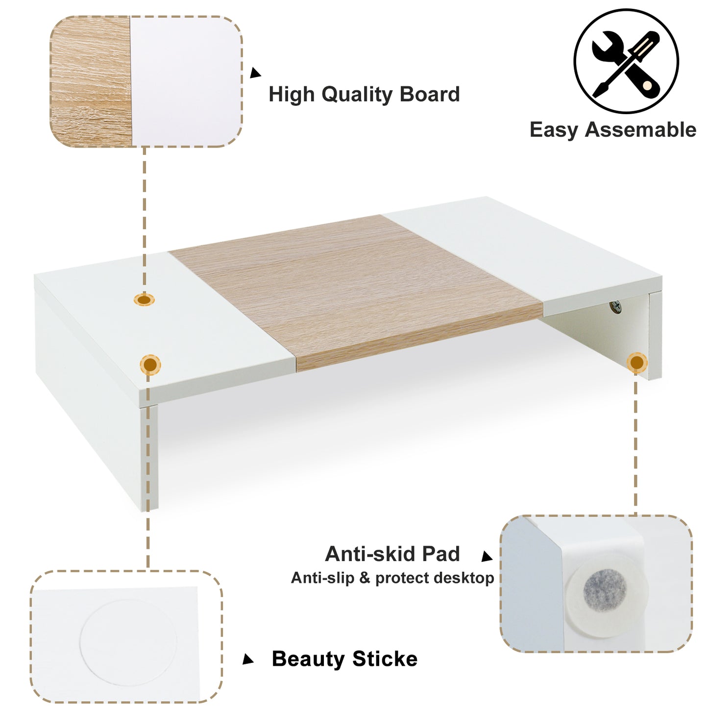 20 Inch Monitor Stand Riser. DS500