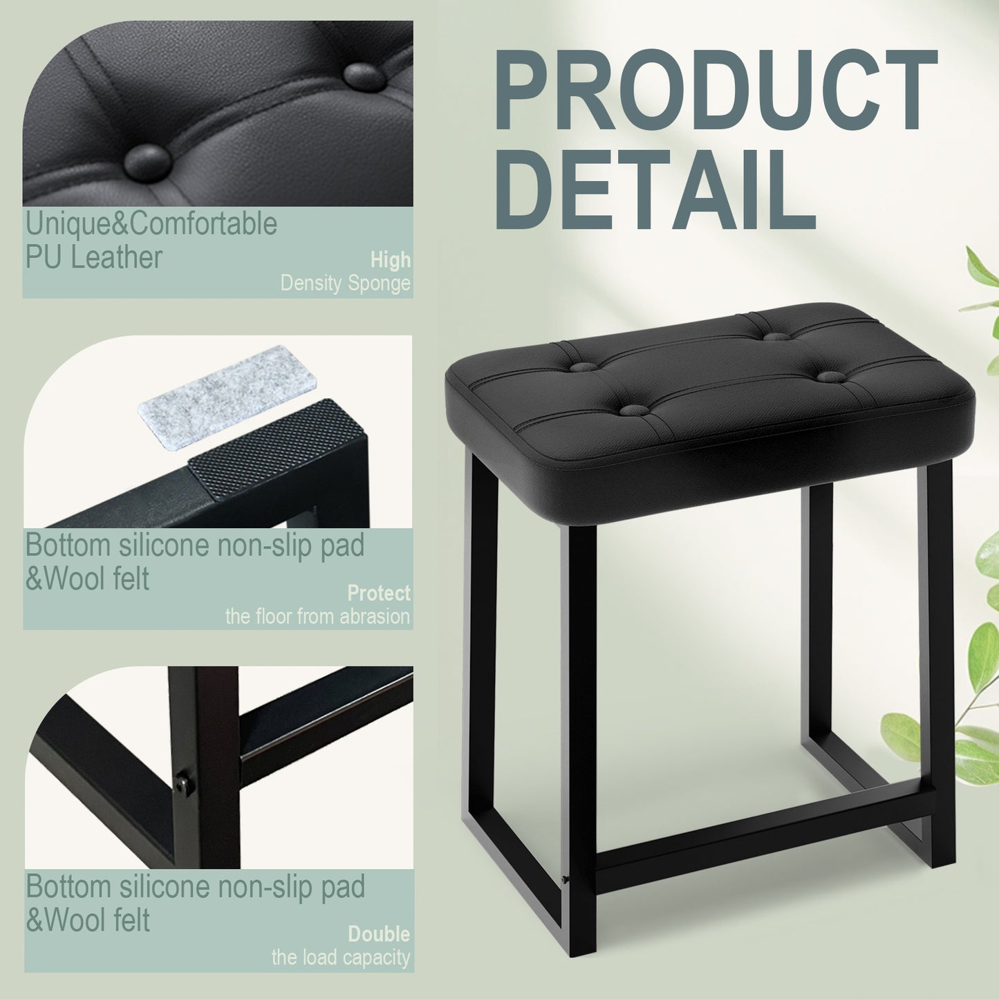 B2B Vanity bar Stool Chair, Makeup Stool Counter Height stools. SK520