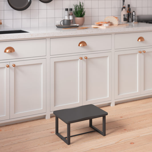 B2B Wooden&Metal Step Stool for Adults & Kids, 500 Lbs Capacity. SK400