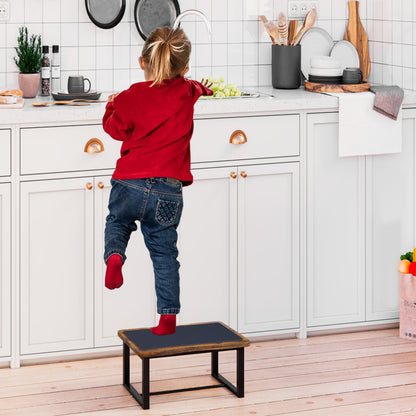 B2B Wooden&Metal Step Stool for Adults & Kids, 500 Lbs Capacity. SK400