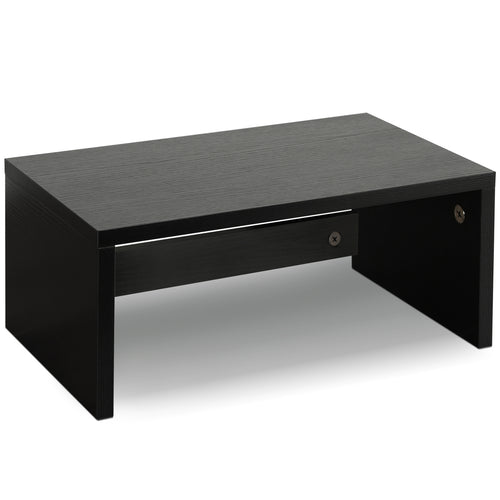 Monitor Stand Black Desktop Shelf Monitor Stands Homeoffice Organizer Kitchen