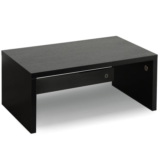Monitor Stand Black Desktop Shelf Monitor Stands Homeoffice Organizer Kitchen