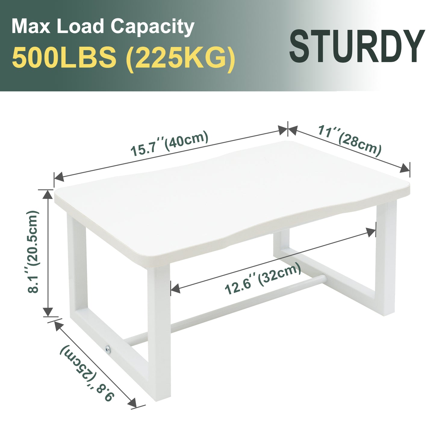 B2B Wooden&Metal Step Stool for Adults & Kids, 500 Lbs Capacity. SK400