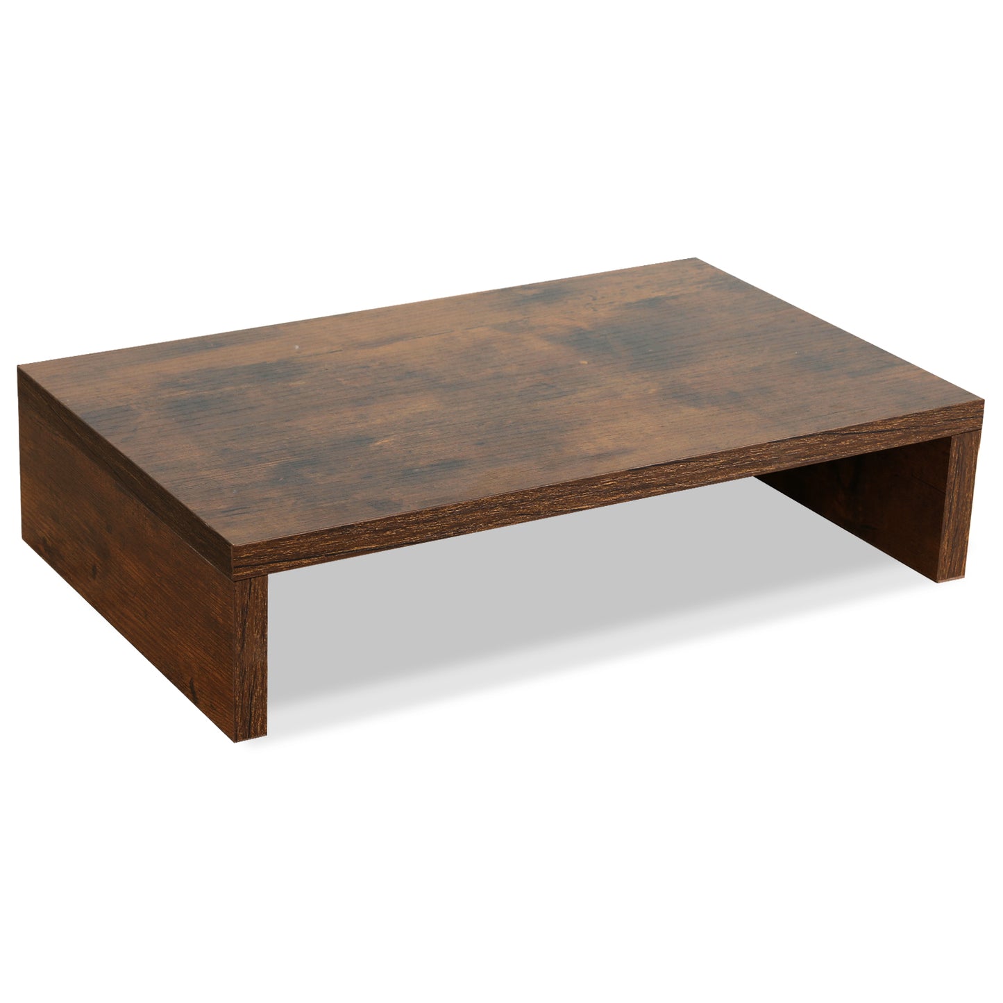Shelf Monitor Stands Homeoffice Organizer Kitchen Brown