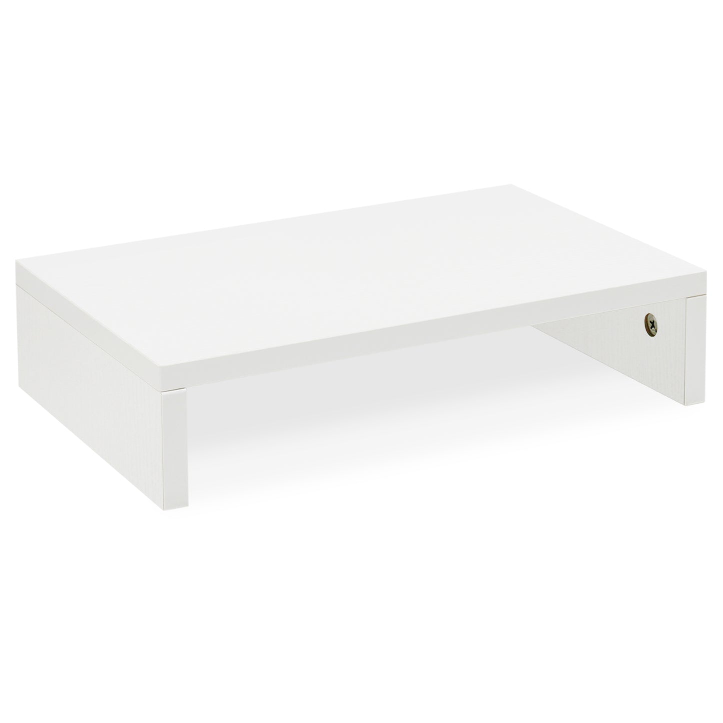 Shelf Monitor Stands Homeoffice Organizer Kitchen White