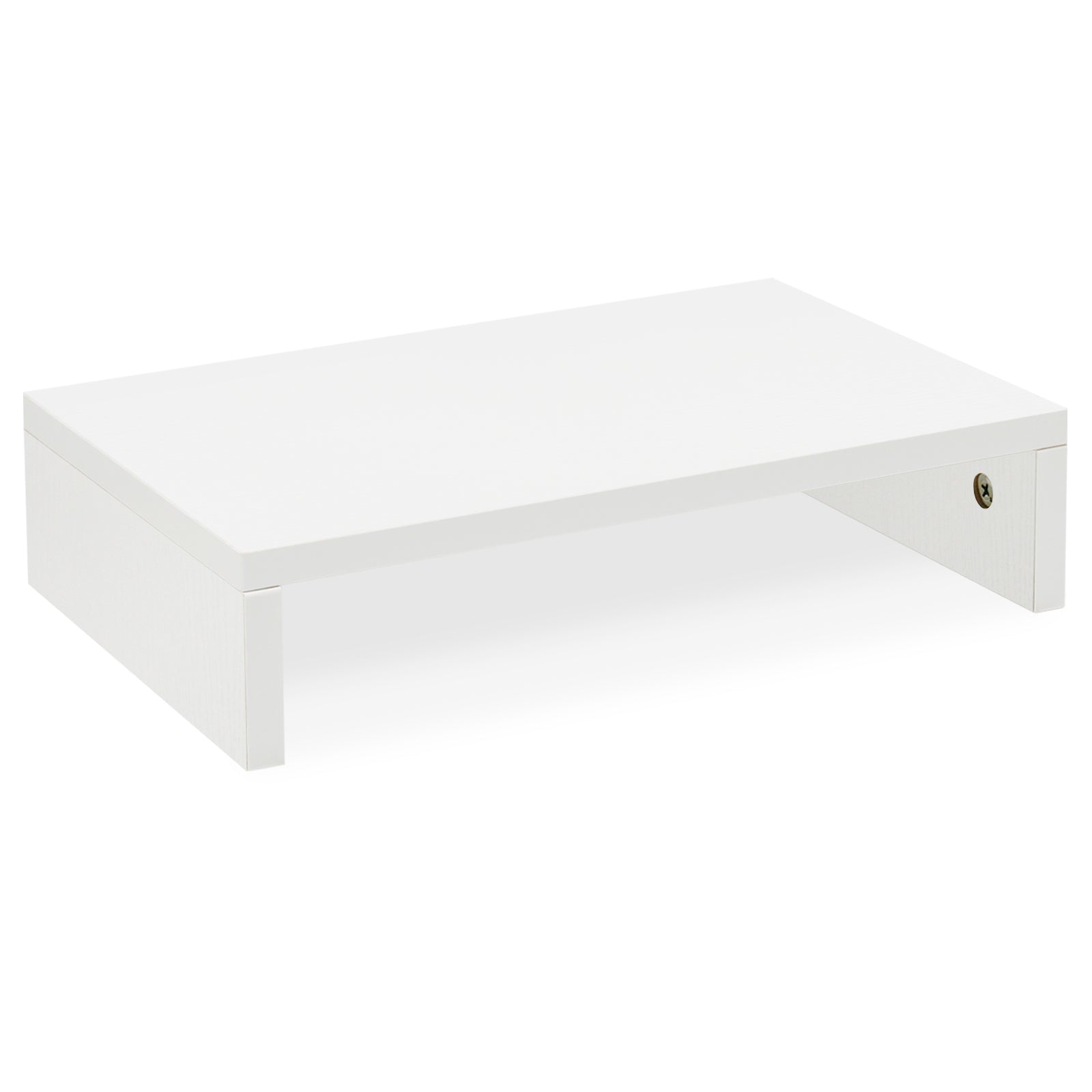 Shelf Monitor Stands Homeoffice Organizer Kitchen White