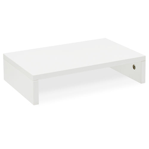 Shelf Monitor Stands Homeoffice Organizer Kitchen White