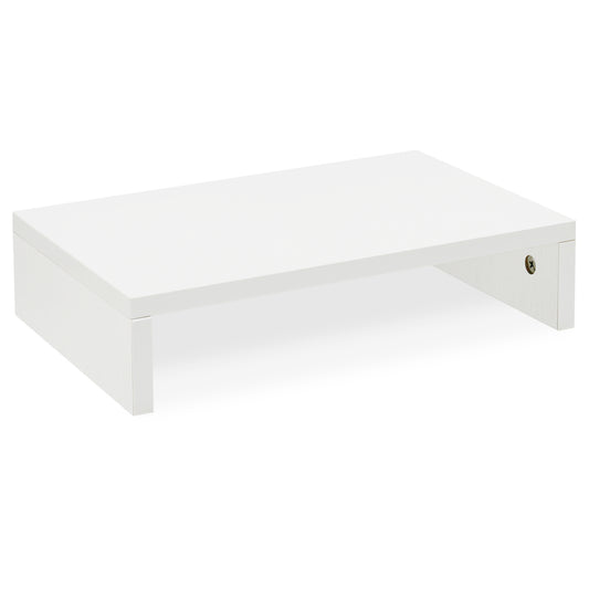 Shelf Monitor Stands Homeoffice Organizer Kitchen White