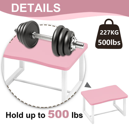B2B Wooden&Metal Step Stool for Adults & Kids, 500 Lbs Capacity. SK400