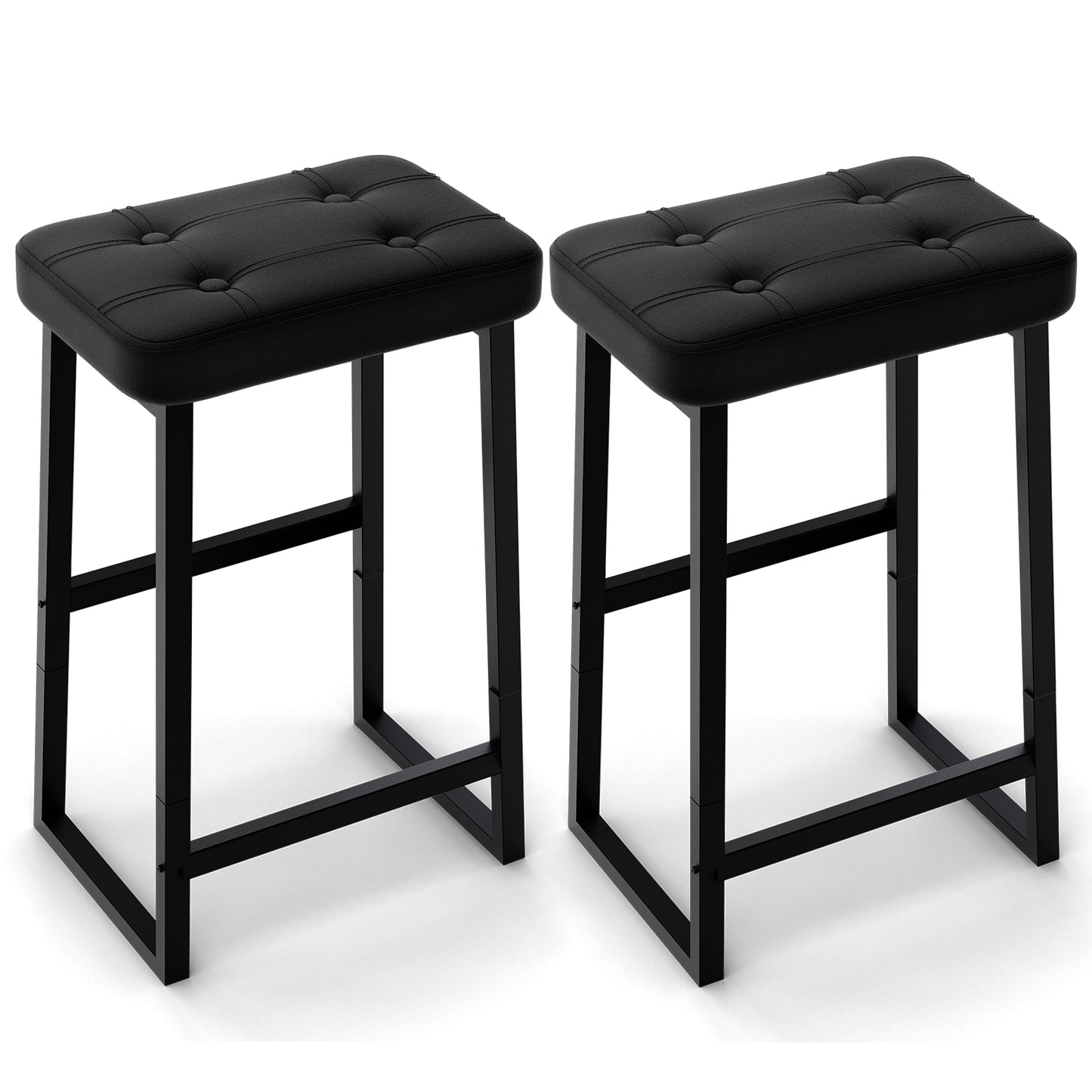 B2B 26 inches high Bar Stool,Modern Synthetic Leather with Stitching. SK620