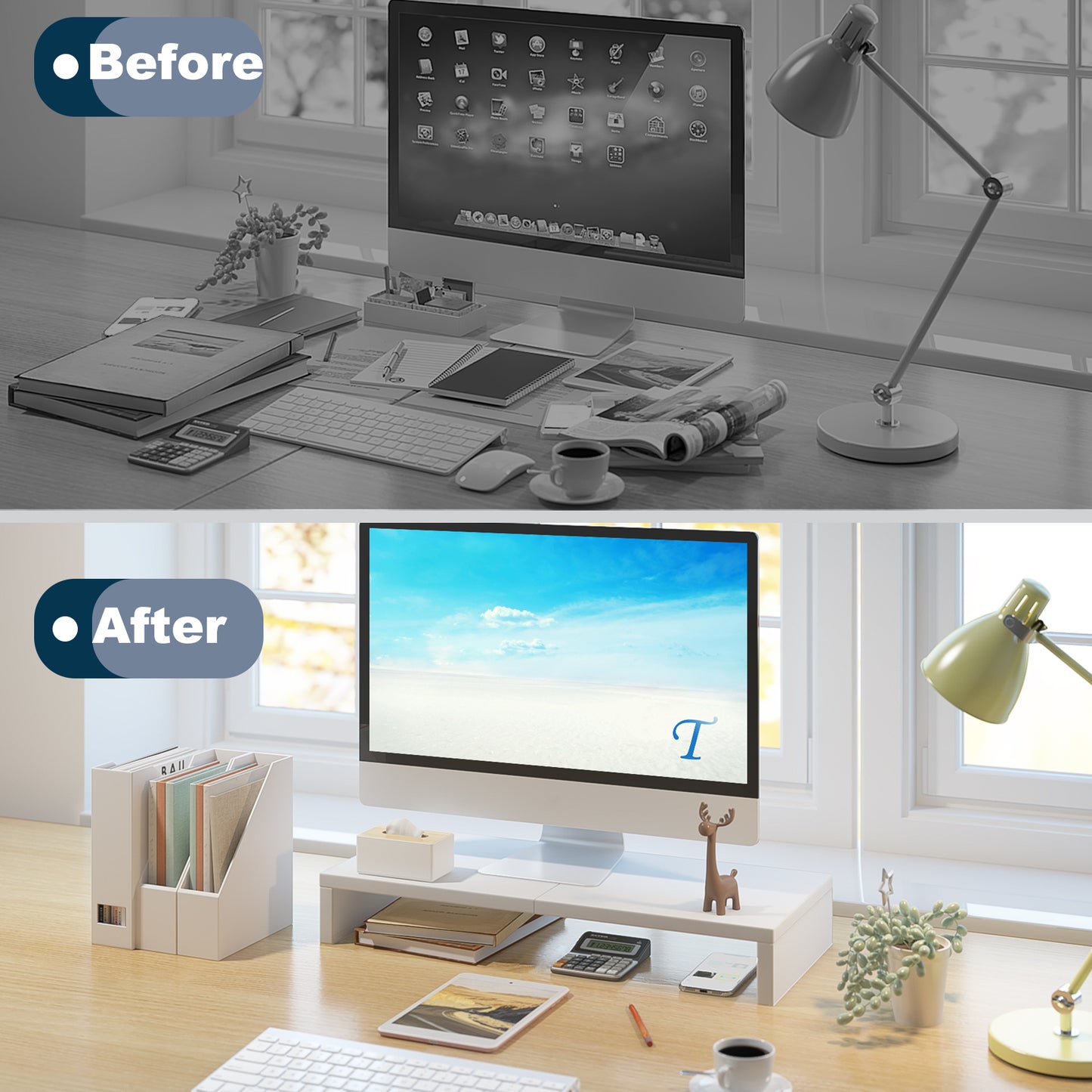 20 Inch Monitor Stand Riser. DS500