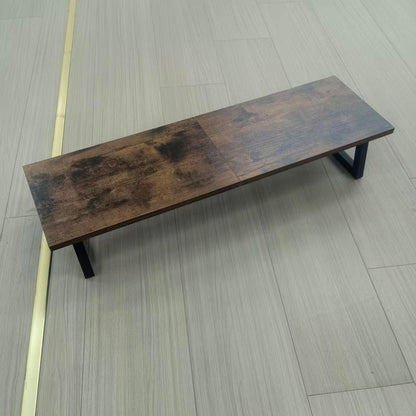 B2B 31.5 inch Monitor Stand Riser, Wood & Steel Computer Monitor Stand with Storage. DS102