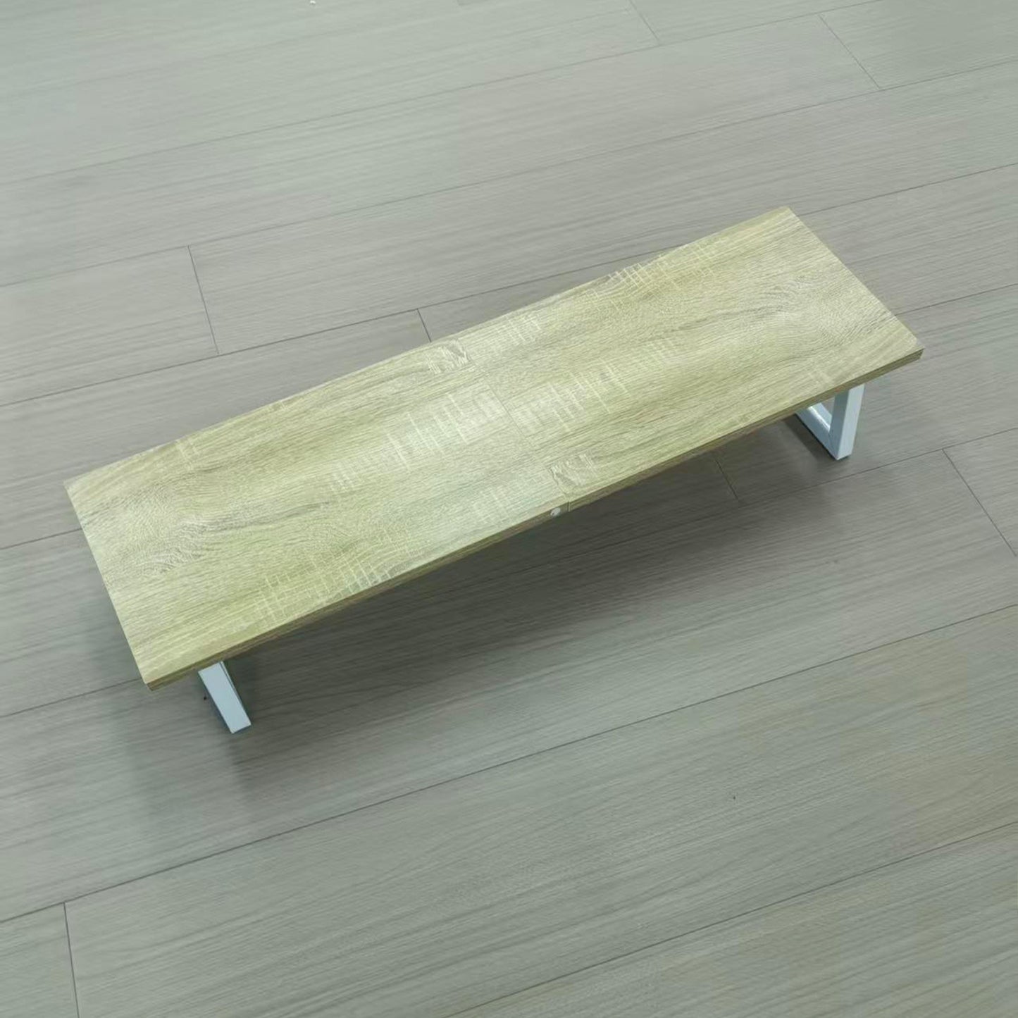 B2B 31.5 inch Monitor Stand Riser, Wood & Steel Computer Monitor Stand with Storage. DS102