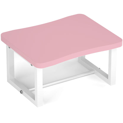 B2B Wooden&Metal Step Stool for Adults & Kids, 500 Lbs Capacity. SK400