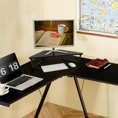 26 inch Triangle Monitor Stand Riser, Desktop Corner Shelf. DST600