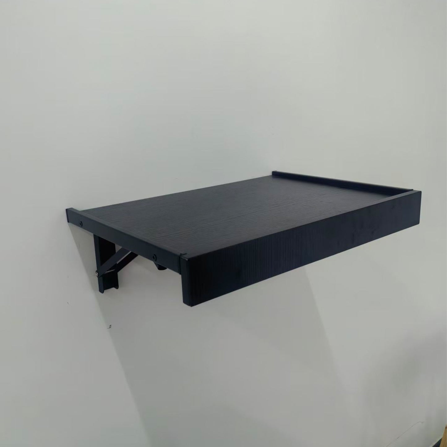 16.5''x12'' Wall Mounted Folding Bedside Shelf, Space Saving Tray. RSW430